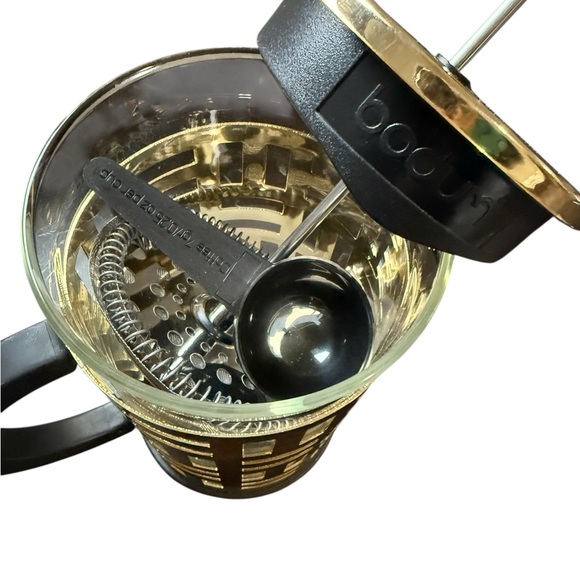 NEW Bodum French Press Eileen Coffee Maker 8 Cup *1.01/34fl.oz Gold Plated - Picture 5 of 5